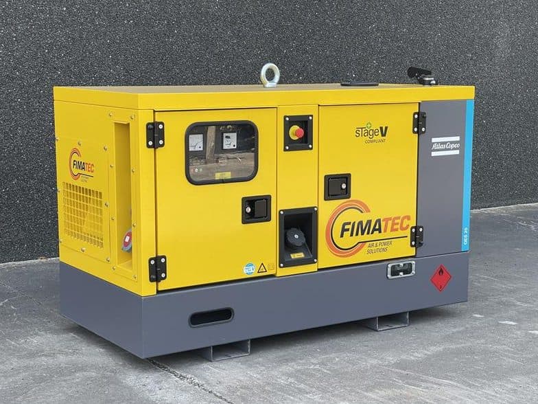 New Atlas Copco QES 20 Diesel Generator, 18 kVA