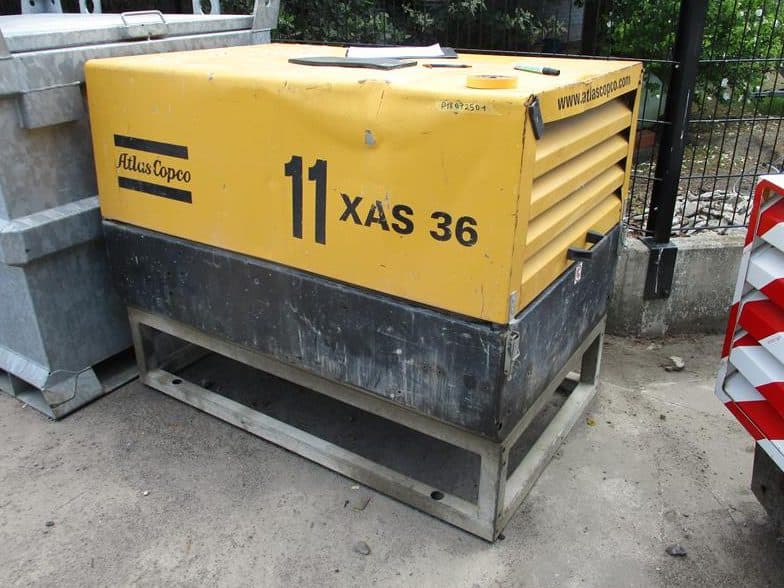 Used 2005 Atlas Copco XAS 36 Portable Air Compressor, 74 CFM