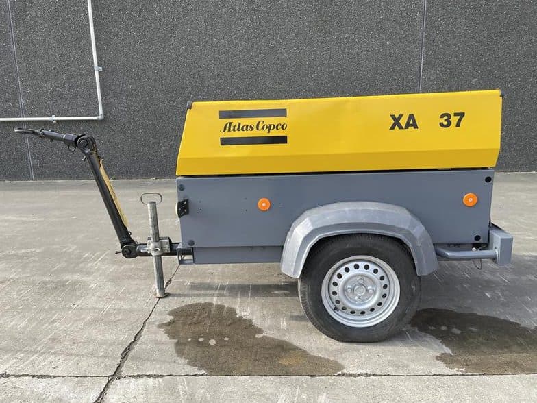 Used 2012 Atlas Copco XAS 37 Portable Air Compressor, 71 CFM