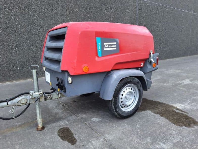 Used 2018 Atlas Copco XAS 38 Portable Air Compressor, 71 CFM