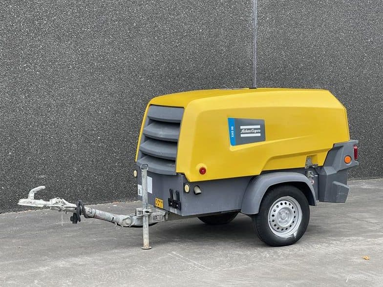 Used 2019 Atlas Copco XAS 88 Portable Air Compressor, 177 CFM