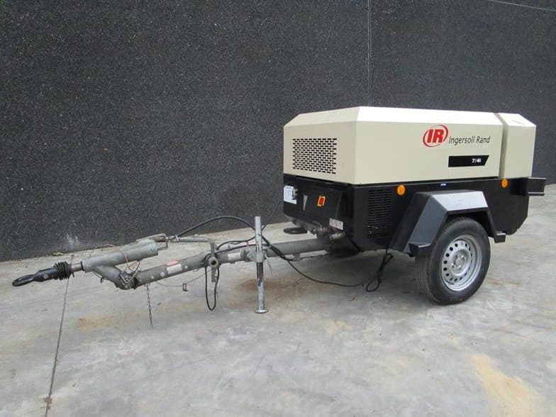 Used 2007 Ingersoll Rand 7/41 Portable Air Compressor, 145 CFM
