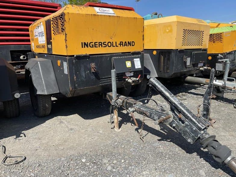 Used 1995 Ingersoll Rand P 130 WD Portable Air Compressor, 131 CFM