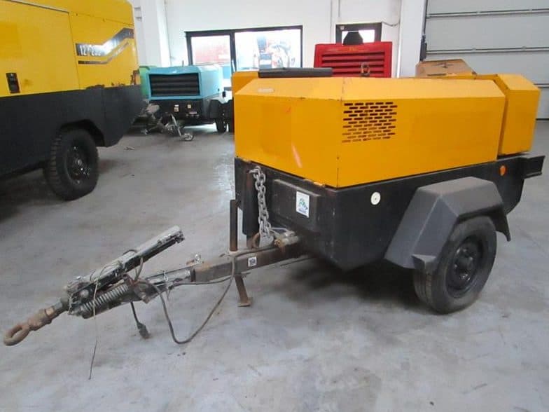 Used 1998 Ingersoll Rand P130WD Portable Air Compressor, 127 CFM
