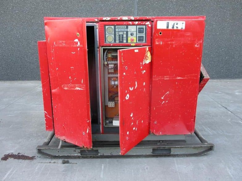 Used 1994 Kaeser BS 61 Rotary Screw Air Compressor, 212 CFM