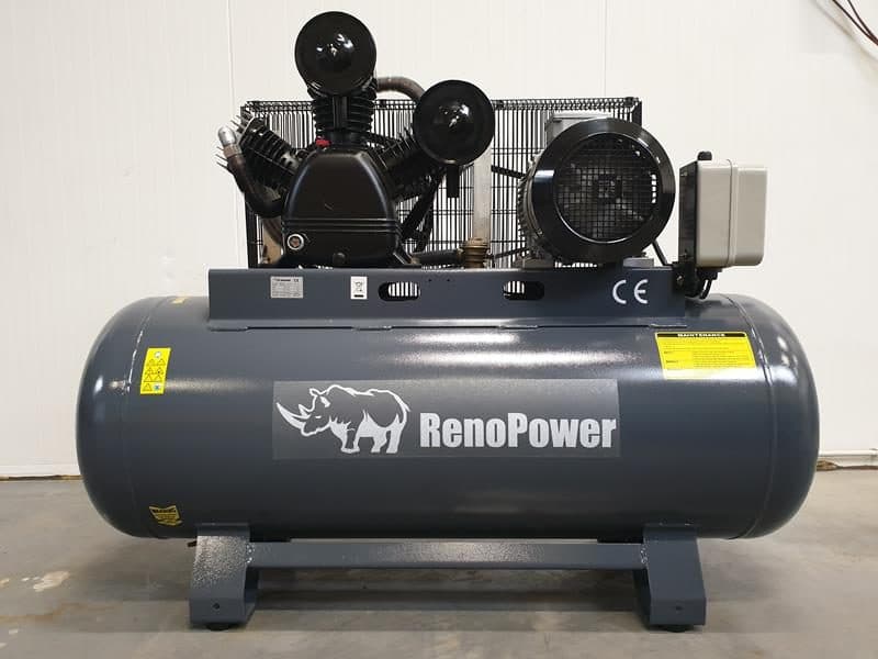 New Renopower BD7.5-270-12.5-T Rotary Screw Air Compressor, 25 CFM
