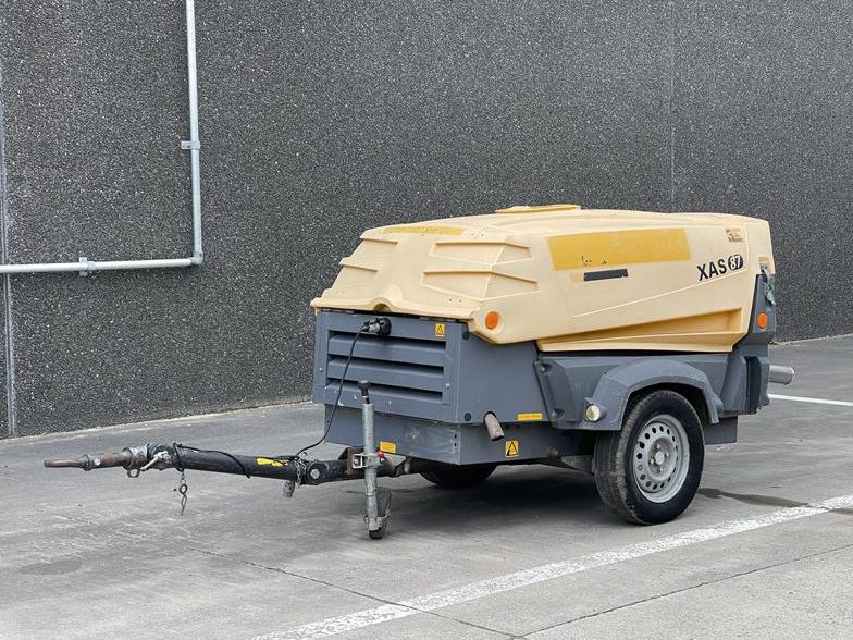 Used 2011 Atlas Copco XAS 87 Portable Air Compressor, 177 CFM