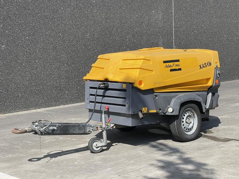 Used 2015 Atlas Copco XAS 87 Portable Air Compressor, 177 CFM