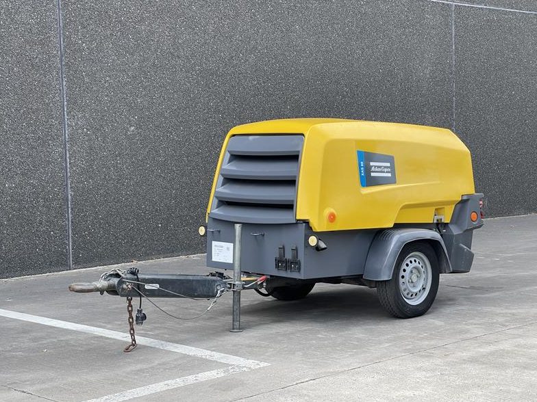 Used 2018 Atlas Copco XAS 88 Portable Air Compressor, 177 CFM