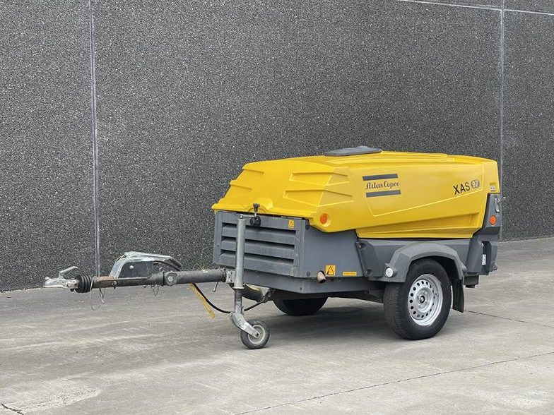 Used 2015 Atlas Copco XAS 97 Portable Air Compressor, 187 CFM