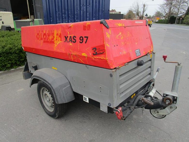 Used 2005 Atlas Copco XAS 97 Portable Air Compressor, 187 CFM