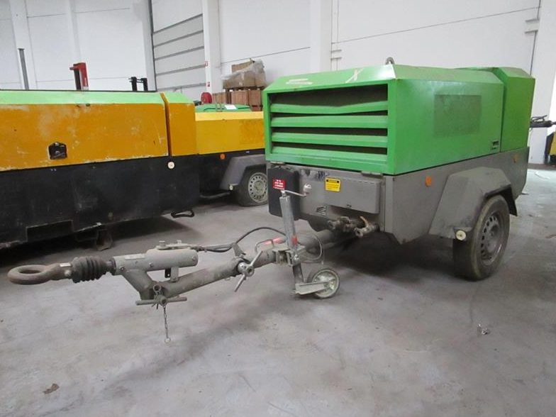Used 2007 Ingersoll Rand 7/51 Portable Air Compressor, 180 CFM